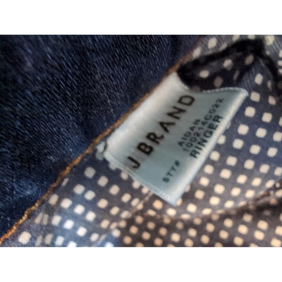 J Brand Ringer Mid Rise Straight Leg Dark Wash Denim Jeans Women's Size 25 - Picture 4 of 9